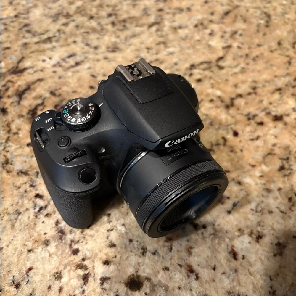 Canon EOS Rebel T7 DSLR Camera Body in Black